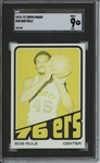 1972 Topps #40 Bob Rule 9 card progressive proof.